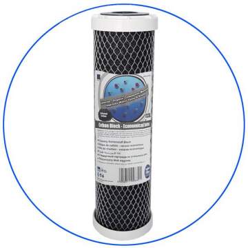 Compact Activated Carbon Filter 10'' Eco Series FCCBL Aqua Filter - 1
