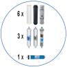 Τριετές Σετ Ανταλλακτικών Φίλτρων RO 7 Σταδίων Alkaline (με 3ο στάδιο φίλτρο PDCTO975) Aqua Pure - 1