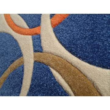 Carpet FRESH 0.67 X 1.40 size 8929a blue ROYAL CARPET - 2