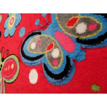 Carpet AMELIA 1.33x1.90 size 1585a LOW RED ΜΕΚΚΑ CARPETS - 2