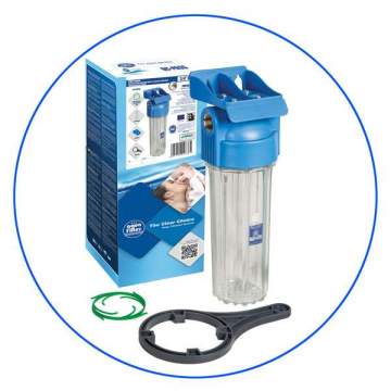 Filter Case Single 10″ Professional FHPR-HP1 1″ Aqua Filter Aqua Filter - 1