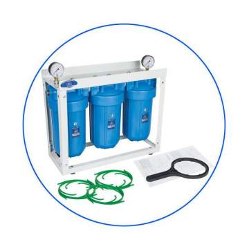 Filter case Professional Triple Big Blue 10″ HHBB10B Aqua Filter - 1