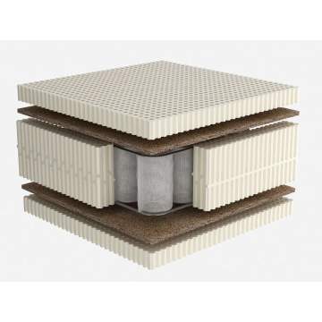 Dunlopillo CELESTE PLUS mattress with Natural Talalay Latex + independent springs + coconut, Single 91-100X200X26cm Dunlopillo -
