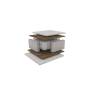 Dunlopillo CELESTE mattress with Natural Talalay Latex + independent springs + coconut, Semi-double 121-130X200x23cm Dunlopillo 