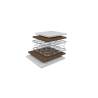 Dunlopillo JOY mattress with springs+coconut+cotton wadding extra double 161-170X200X23cm Dunlopillo - 1