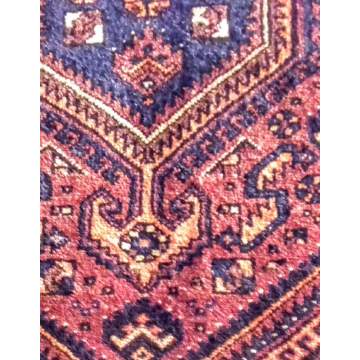 Handmade all-wool carpet HAMADAN Pakistani 1.48X2.10 cm maroon - 3