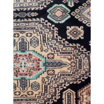 Handmade all-wool carpet CHOLISTAN Pakistani 1.69X2.42 Fig. 26924 blue - 3