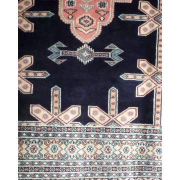 Handmade all-wool rug CHOLISTAN Pakistan 1.68X2.50 Fig. 26922 blue - 3