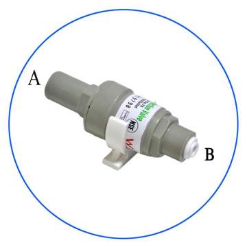 Pressure Reducer for Reverse Osmosis Systems 1/4″ PLV-0104-80_K Aqua Filter - 1