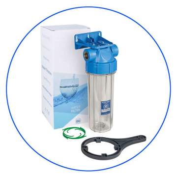 Single Filter Case 10″ Central Supply FHPR-HP1 1″ Aqua Filter Aqua Filter - 1