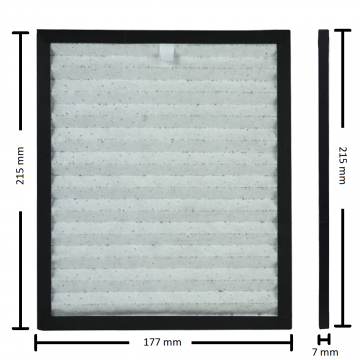 Famous Series HEPA/Carbon Replacement Filter for Puredry PDD 10L, PDD 8519 & PDD 85200 Dehumidifiers Pure Dry - 5