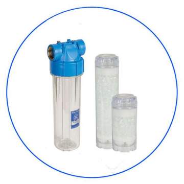 3/4" Central Supply Filter Case SOFT-2ST, With Softening Filter FCPRA 10" By Aqua Filter Aqua Filter - 1