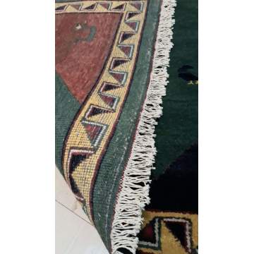 Carpet GABBEH Handmade 1.69X2.37 cm green - 5