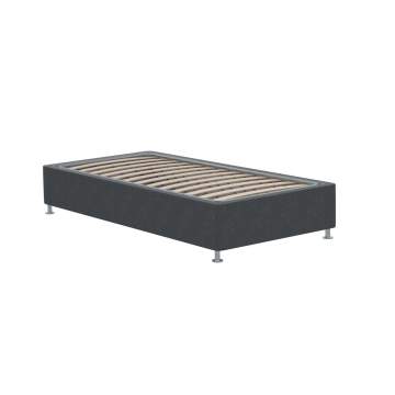 Single bed with Core Supreme Base and EDEN Headboard for mattress 100X200 with removable fabric Dunlopillo - 2