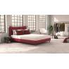 Semi-double bed with Core standard base and Joy headboard for mattress 120X200 with removable fabric Dunlopillo - 1