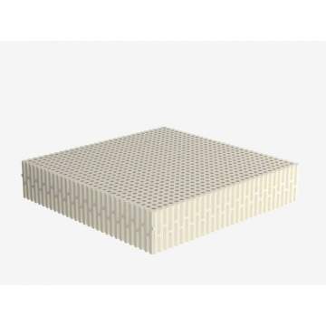 Crib mattress (infant) Dunlopillo plain ivory baby with natural talalay latex 64X126X12cm Dunlopillo - 1
