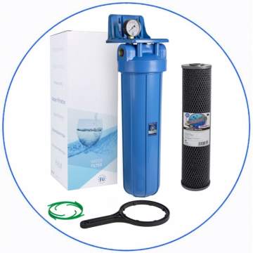 Aqua Filter's Big Blue 20'' BBCBLS20 filter system with 1'' flow cross section Aqua Filter - 1