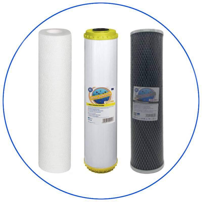 Big Blue SFB323 Triple Filter Cartridge Replacement Set Aqua Filter - 1