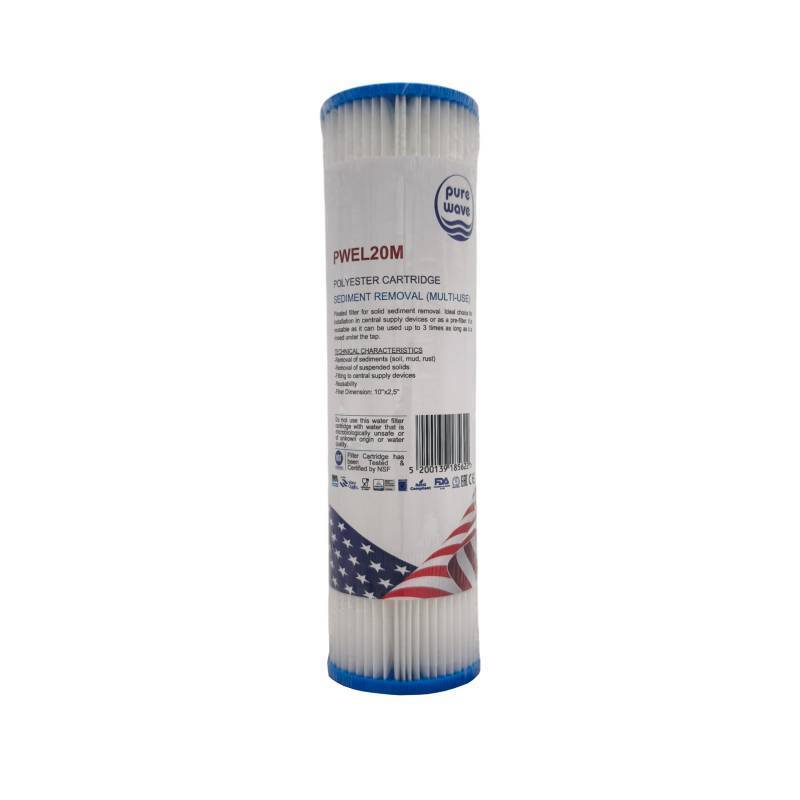 Purewave Multi-Purpose Pleated Sediment Filter PWEL20M