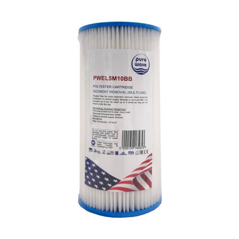 Purewave Multi-Purpose Pleated Sediment Filter PWEL5M10BB