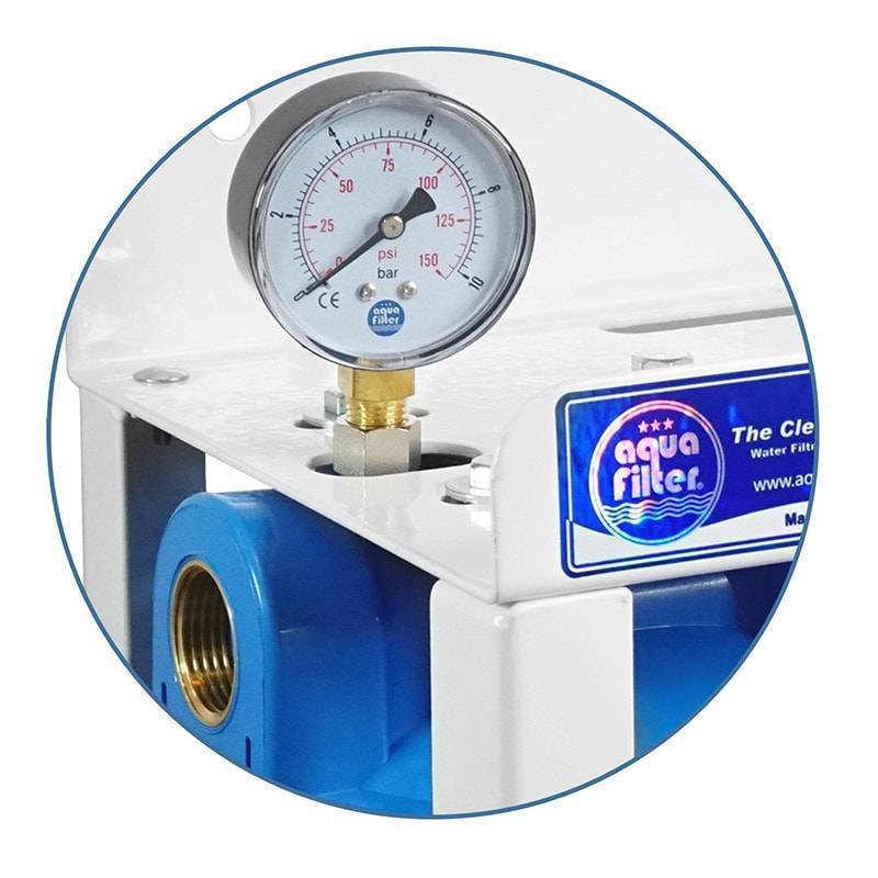Σύστημα Φίλτρου Big Blue 10'' BBF321 της Aqua Filter με Διατομή Παροχής 1''